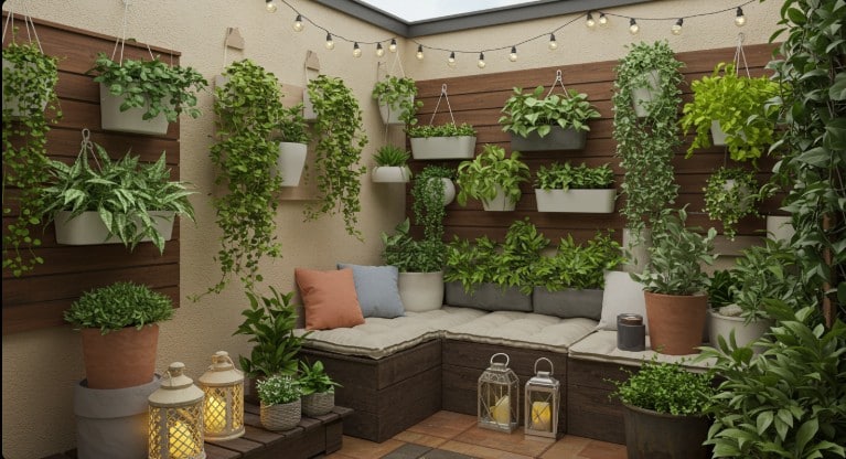 Pátios Pequenos: 5 Melhores Ideias de Decoração com Plantas 5 decoração patio pequeno
