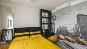 Estante para quarto destacada que ajuda a manter tudo organizado e com estilo.