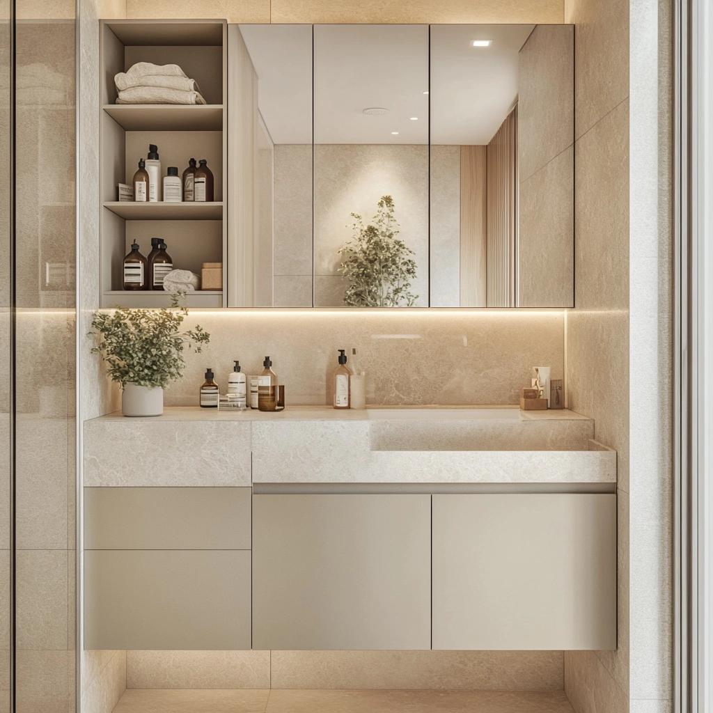 6 Ideias Práticas para Decorar Pequenos Banheiros