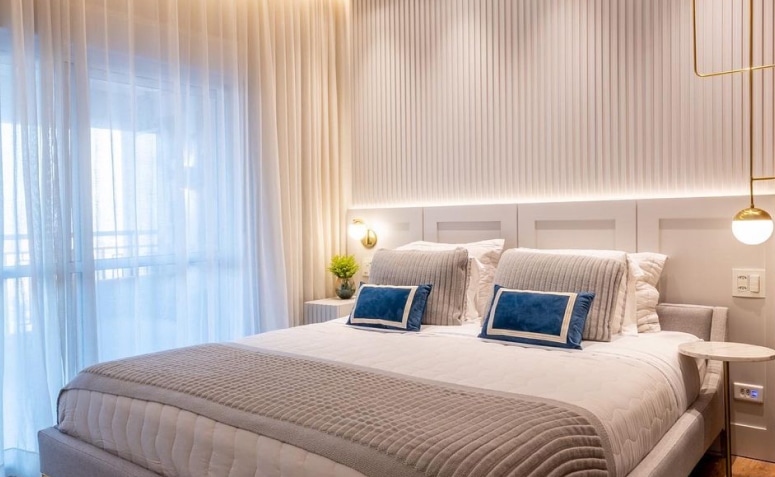 Dicas e Ideias de Iluminação para Quartos que Promovem Conforto 3 Dicas e ideias de iluminação para quarto que decoram com aconchego