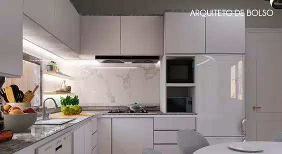 Iluminação funcional cozinha