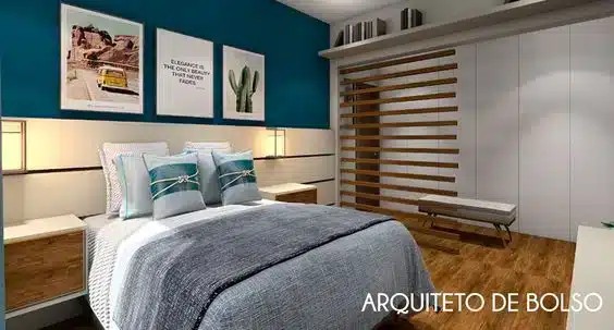 Iluminação funcional para quartos de casal