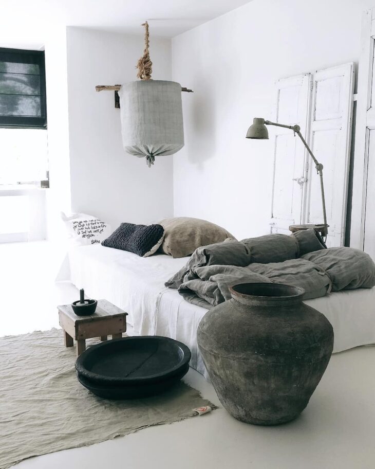 Luminárias rústicas: 10 ideias encantadoras que transformam a iluminação dos ambientes. 1 Luminária rústica em tons neutros