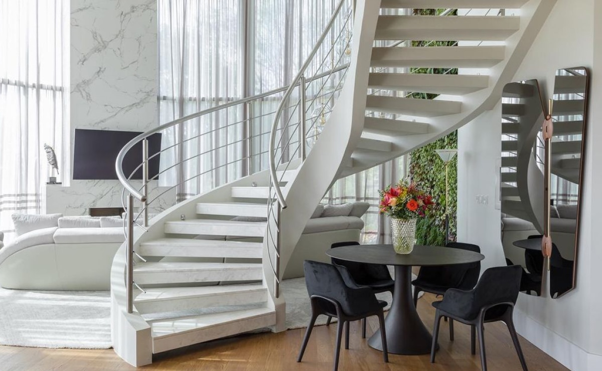8 Modelos de Escadas e 48 Ideias incríveis para Você se Inspirar 3 Delpizzo Arquitetura