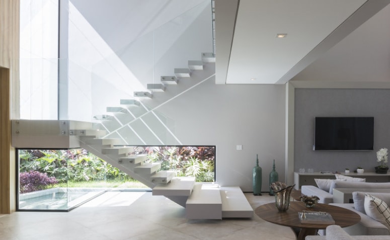 8 Modelos de Escadas e 48 Ideias incríveis para Você se Inspirar 2 Raiz Arquitetura