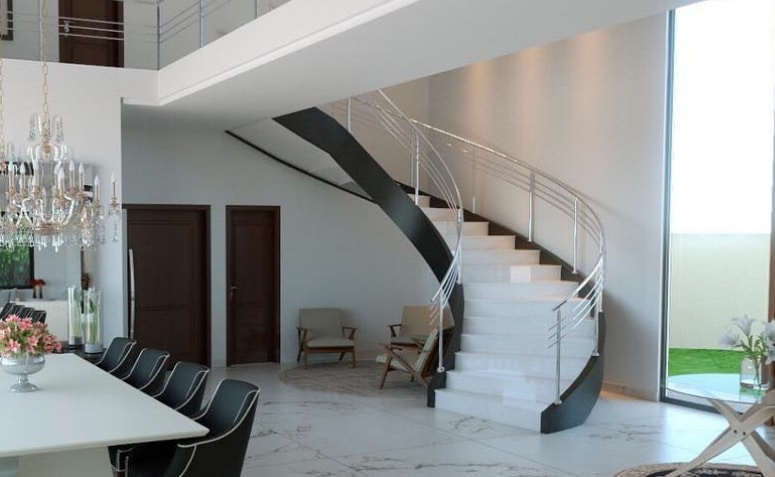 8 Modelos de Escadas e 48 Ideias incríveis para Você se Inspirar 10 Daniella Mortoza Arquitetura
