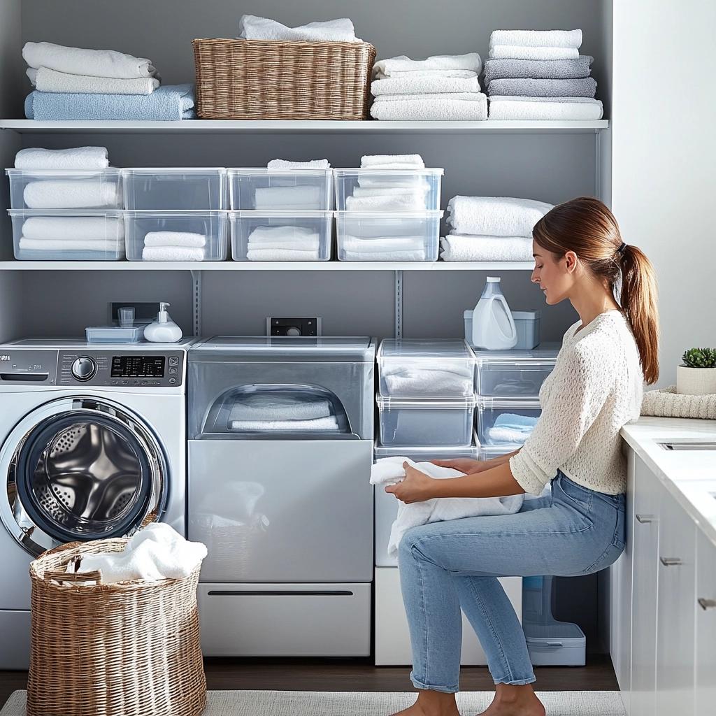 Organizando a Lavanderia sem Gastar Muito: 5 Soluções Práticas