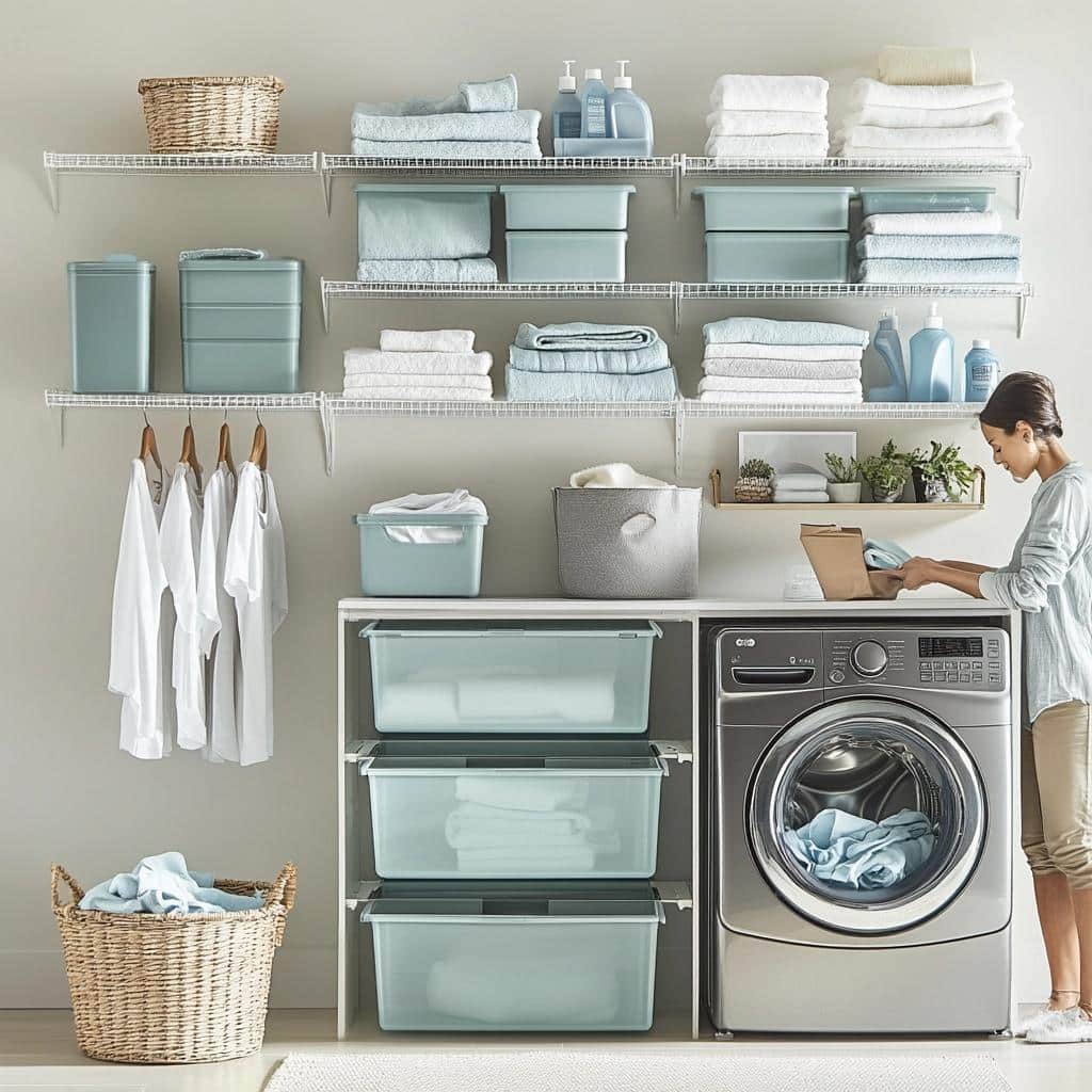 Organizando a Lavanderia sem Gastar Muito: 5 Soluções Práticas