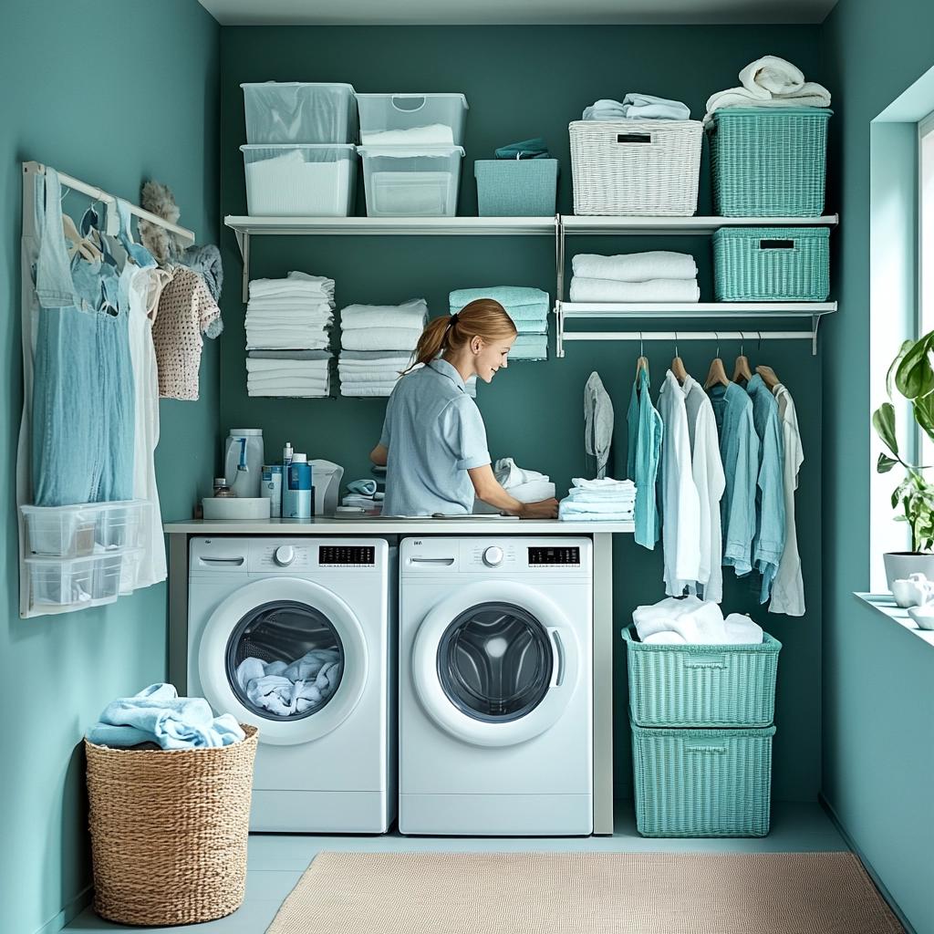 Organizando a Lavanderia sem Gastar Muito: 5 Soluções Práticas