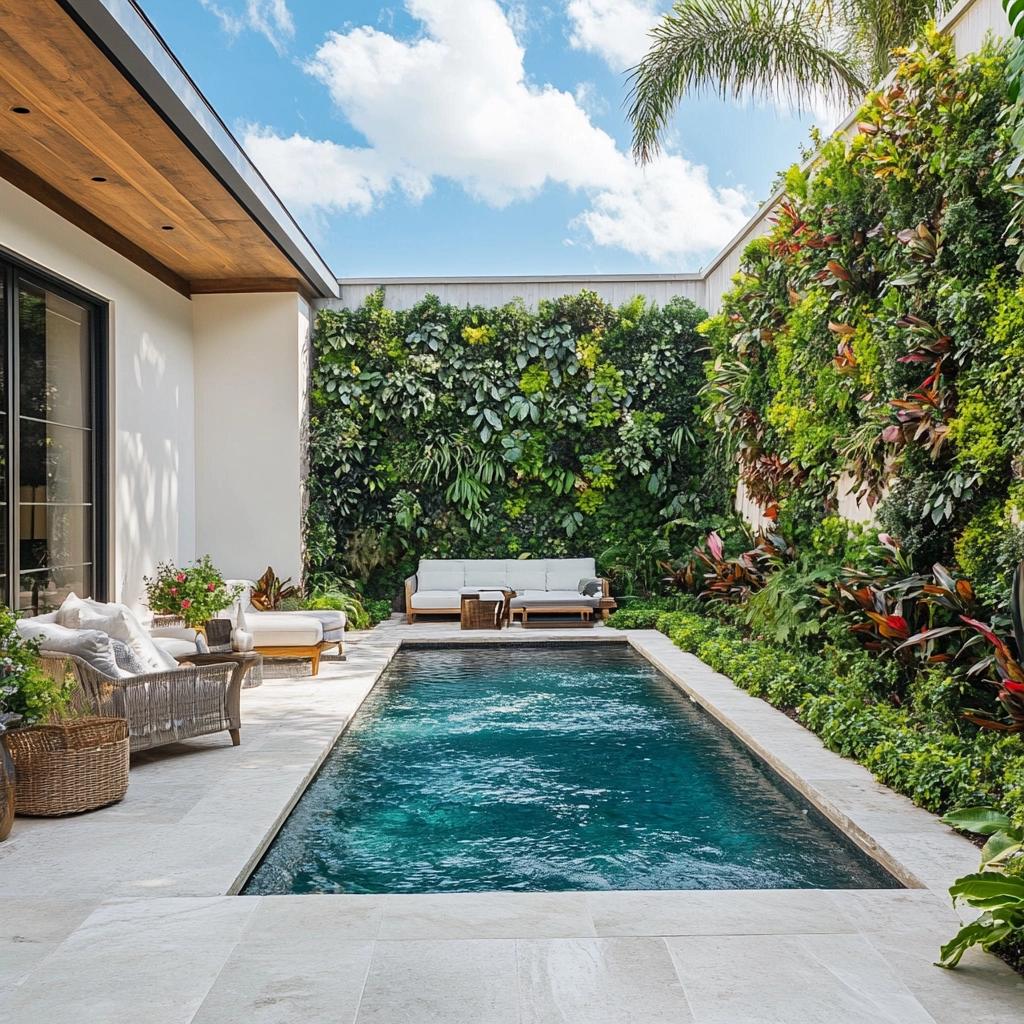 Pátios Pequenos Com Piscinas: Design Inteligente Para Maximizar Espaço