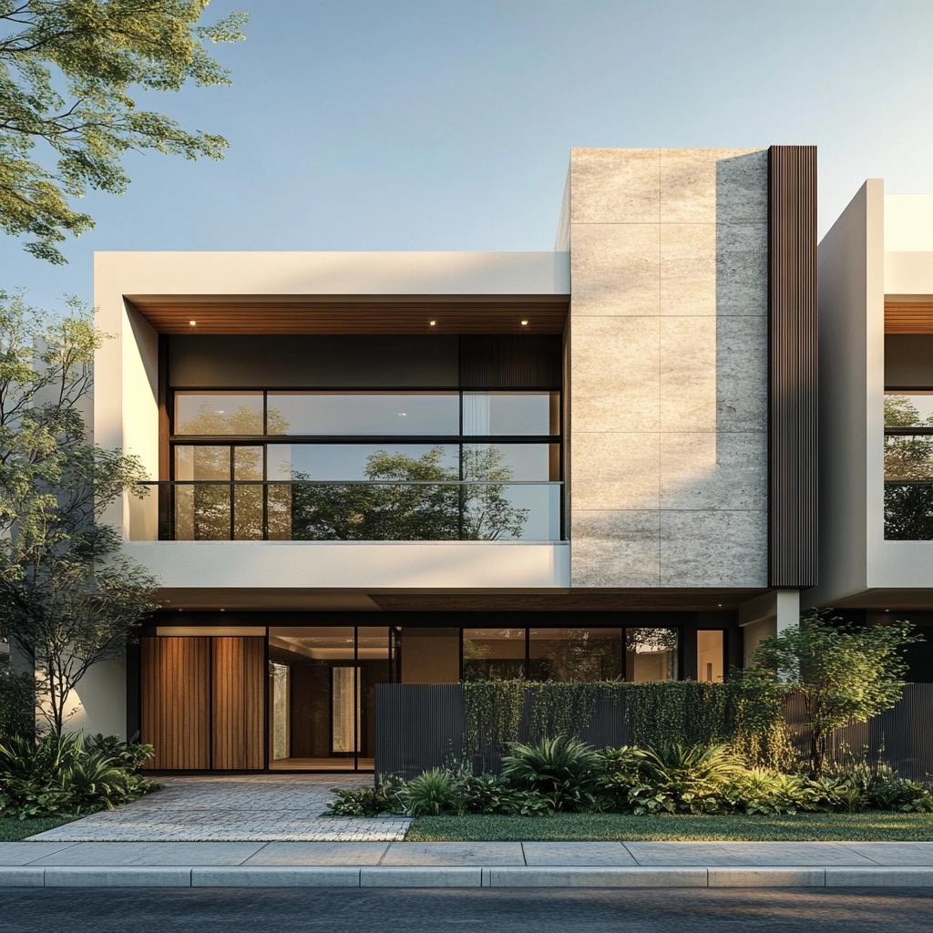 Platibanda: estilo e funcionalidade para uma fachada contemporânea 6 Platibanda: estilo e funcionalidade para uma fachada contemporânea