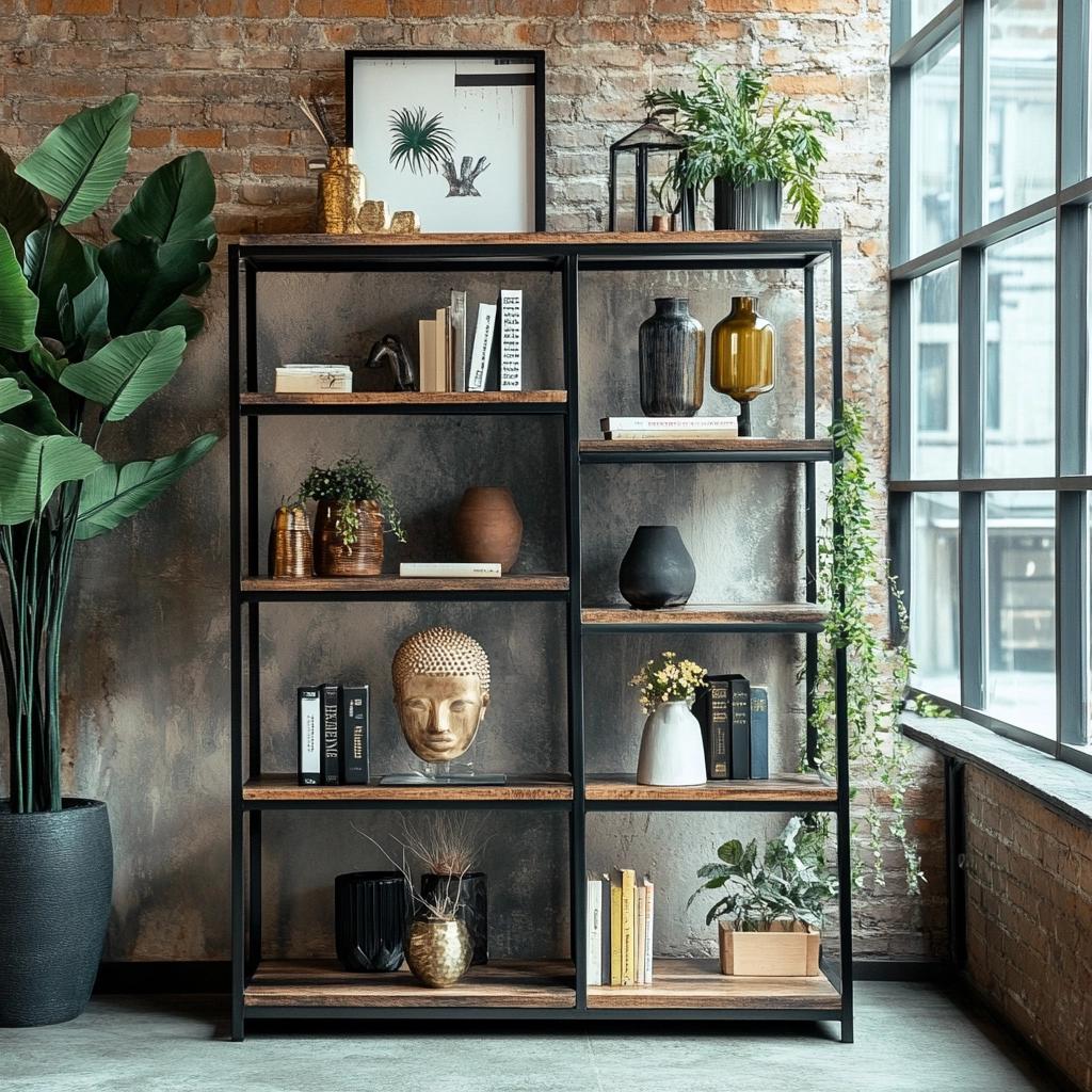 10 Fotos de Prateleira Industrial para uma Decoração Surpreendente 4 40 Fotos de Prateleira Industrial para uma Decoração Surpreendente