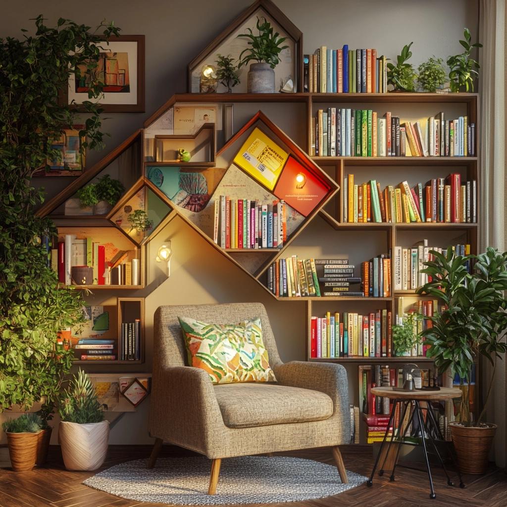 Prateleiras para livros: 10 modelos lindos para decorar e organizar 6 Prateleiras para livros: 60 modelos lindos para decorar e organizar