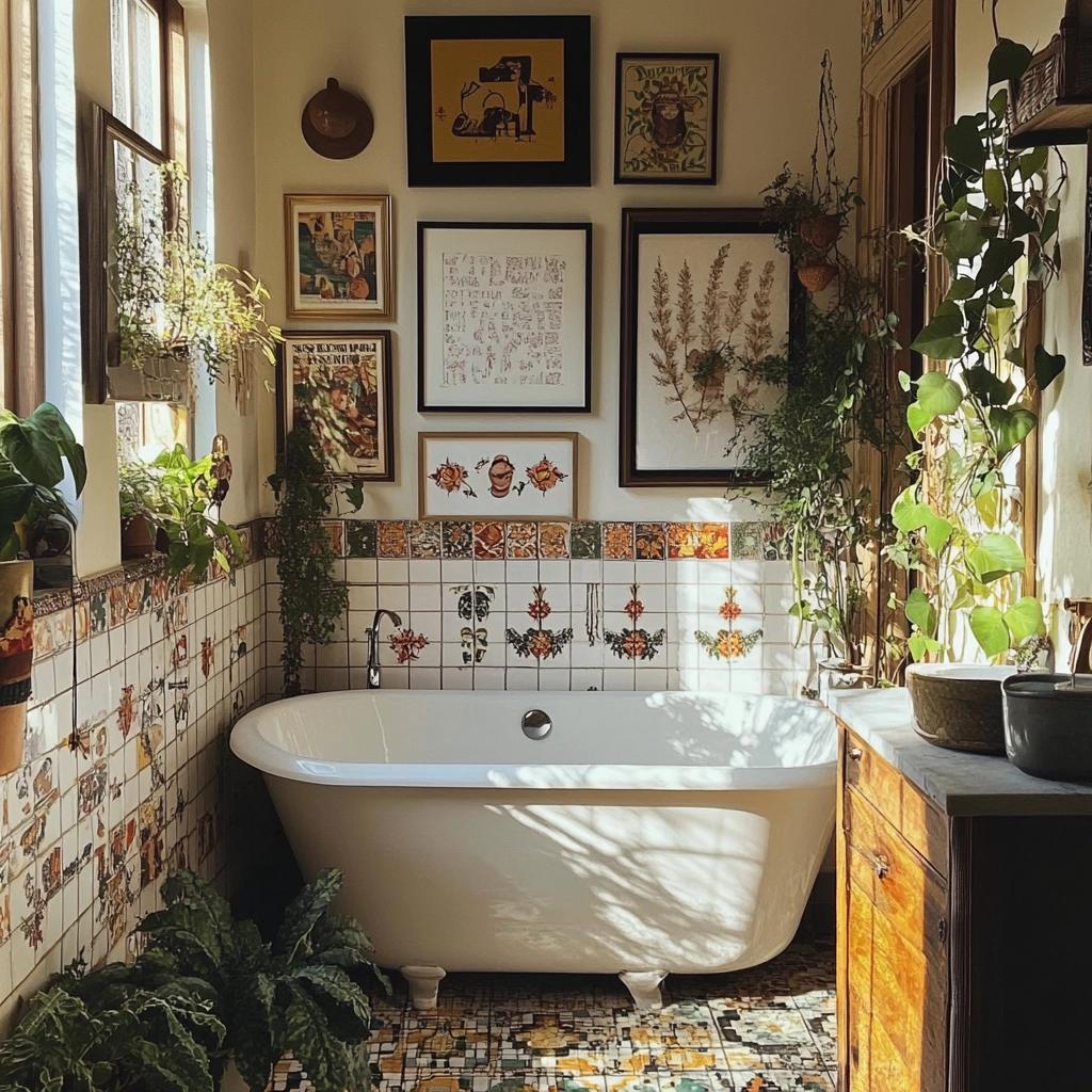 Quadros para Banheiro: Modelos e Tutoriais Para Decorar o Espaço com 10 Ideias 6 Quadros para Banheiro: Modelos e Tutoriais Para Decorar o Espaço