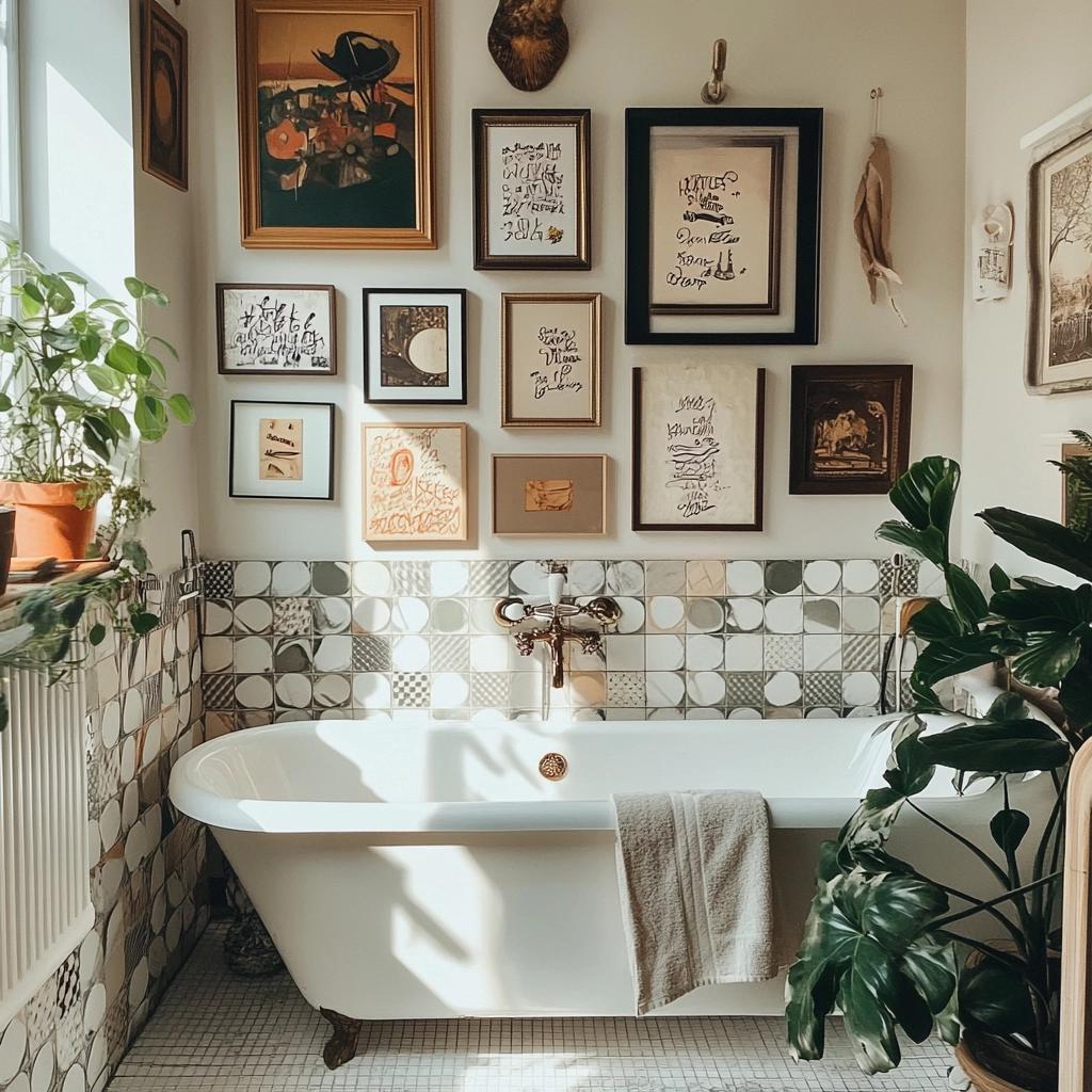 Quadros para Banheiro: Modelos e Tutoriais Para Decorar o Espaço com 10 Ideias 8 Quadros para Banheiro: Modelos e Tutoriais Para Decorar o Espaço