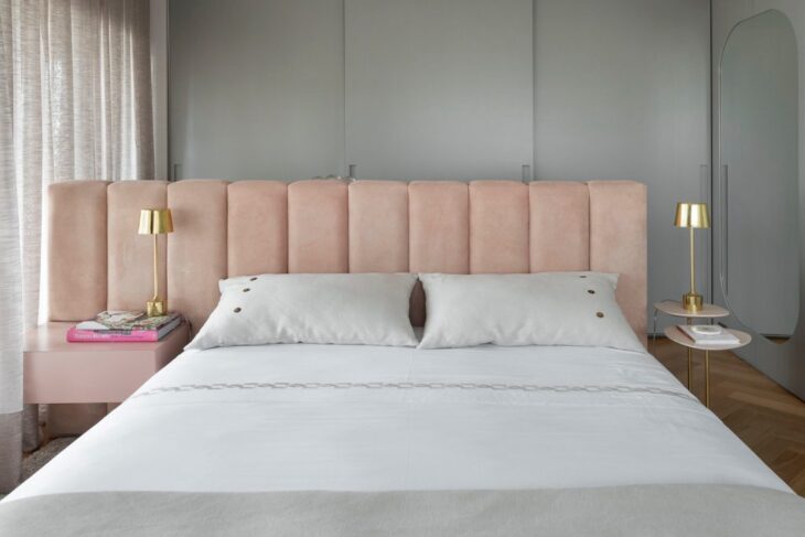 10 Fotos de Quarto Cinza e Rosa para uma Decoração Chique e Delicada 7 Foto de quarto cinza e rosa 3 - 3