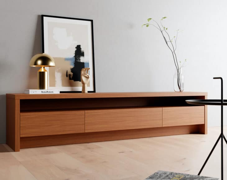 10 Inspirações de Racks de Madeira para Decorar sua Sala 1 Minha Casa Rústica