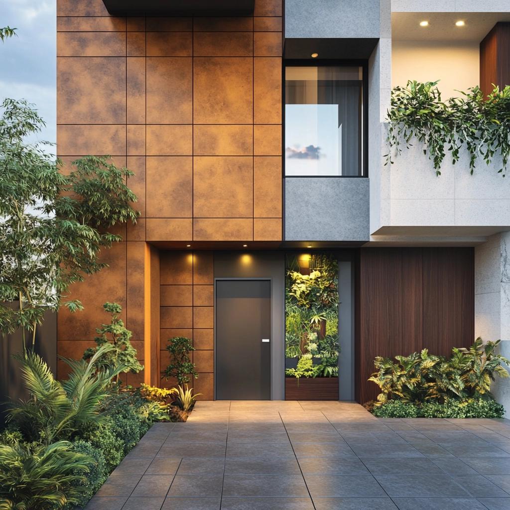 Revestimento de parede externa: 60 ideias incríveis para sua casa 8 Revestimento de parede externa: 60 ideias incríveis para sua casa