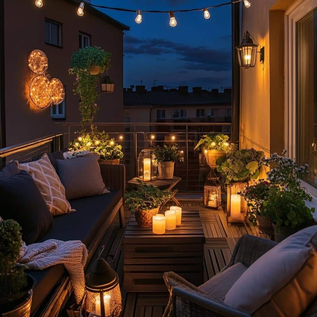 7 Ideias para Iluminar Sua Sacada de Apartamento 4 7 Ideias para Iluminar Sua Sacada de Apartamento