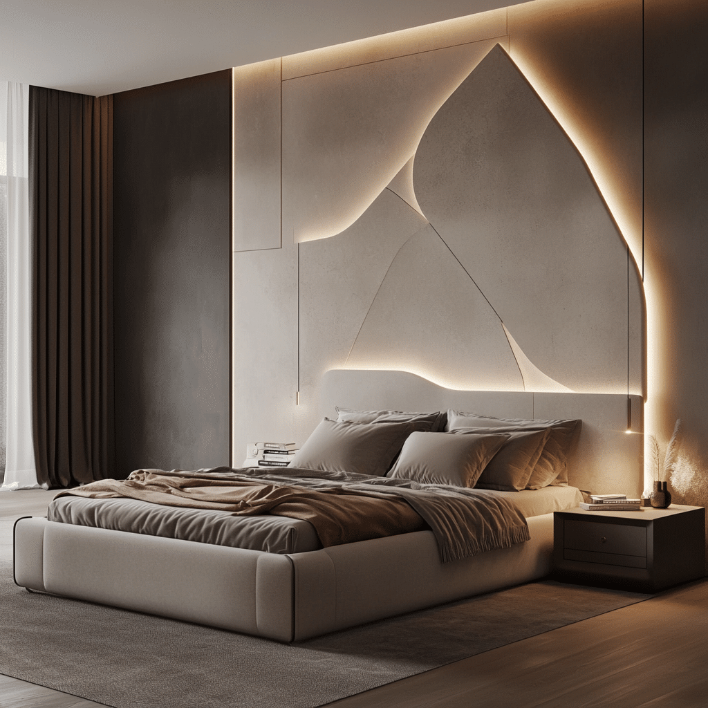 Ideias de Cabeceiras de Gesso Para Transformar Seu Quarto