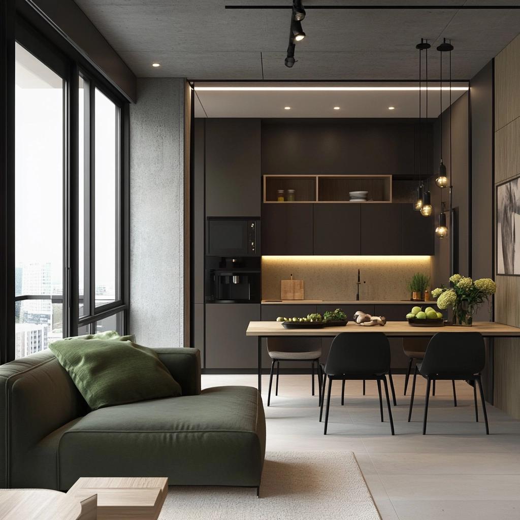 Transforme seu apartamento pequeno: 42m² com painéis que ampliam espaços 1 Transforme seu apartamento pequeno: 42m² com painéis que ampliam espaços