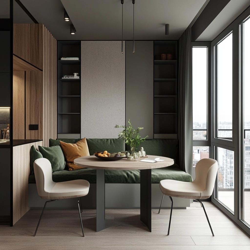 Transforme seu apartamento pequeno: 42m² com painéis que ampliam espaços 6 Transforme seu apartamento pequeno: 42m² com painéis que ampliam espaços