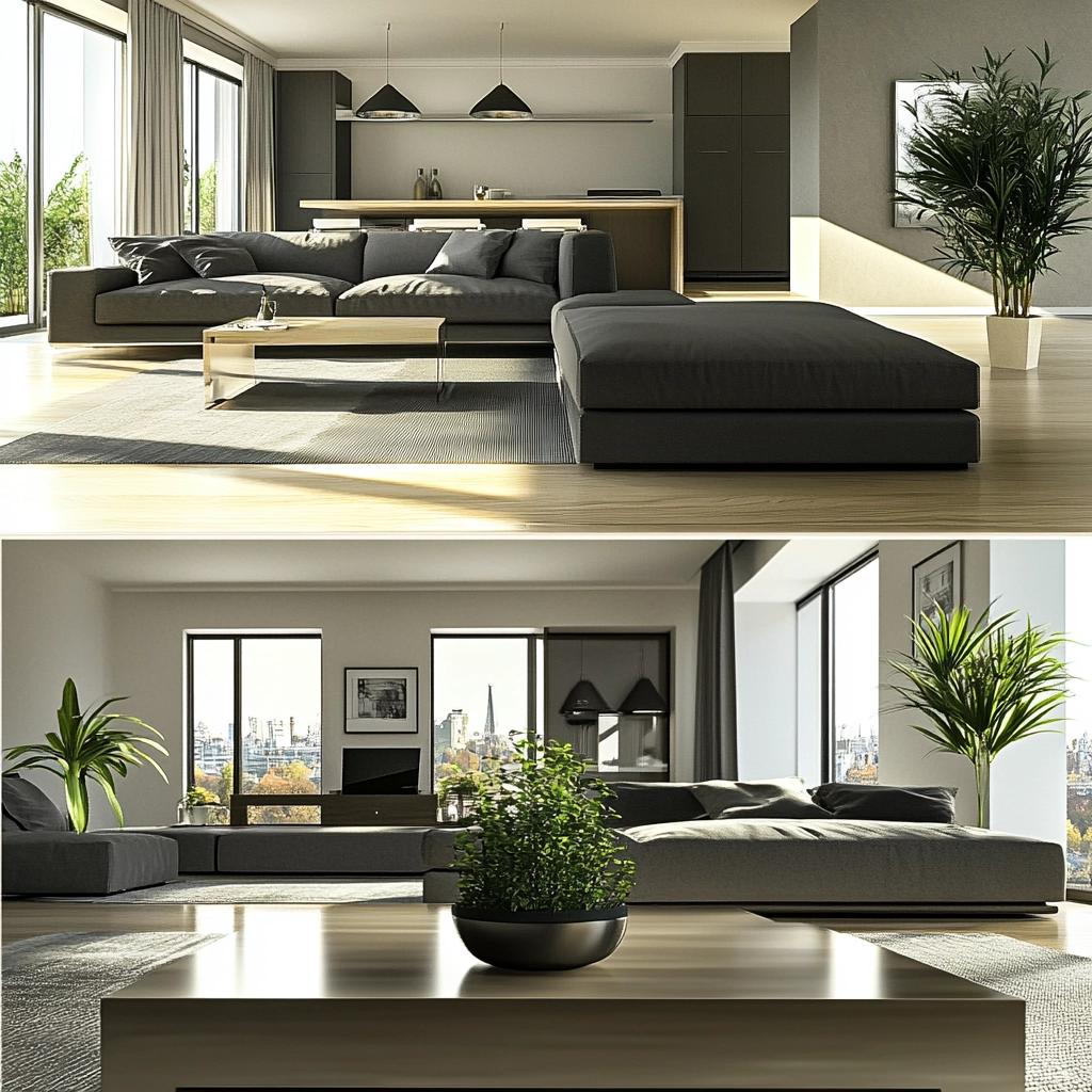 Aposte na decoração minimalista em tons de cinza: o apartamento do jovem solteiro 6 Aposte na decoração minimalista em tons de cinza: o apartamento do jovem solteiro