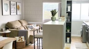 Transforme seu apartamento pequeno: 42m² com painéis que ampliam espaços 7 Soluções práticas e estilosas decoram um apê de 56m²