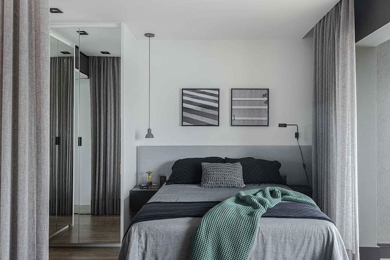 Para o quarto de casal, isso é uma mão na roda.