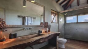 Descubra 50 Ideias Geniais para Transformar Banheiros Pequenos com Estilo! 7 Foto de banheiro rústico