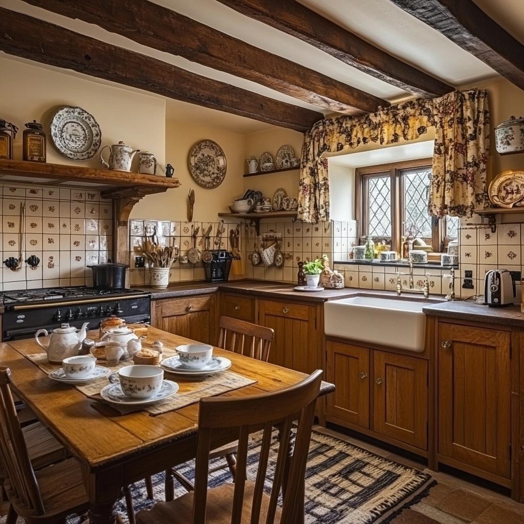 Como Transformar Sua Cozinha com o Estilo Tradicional Inglês 2 Como Transformar Sua Cozinha com o Estilo Tradicional Inglês