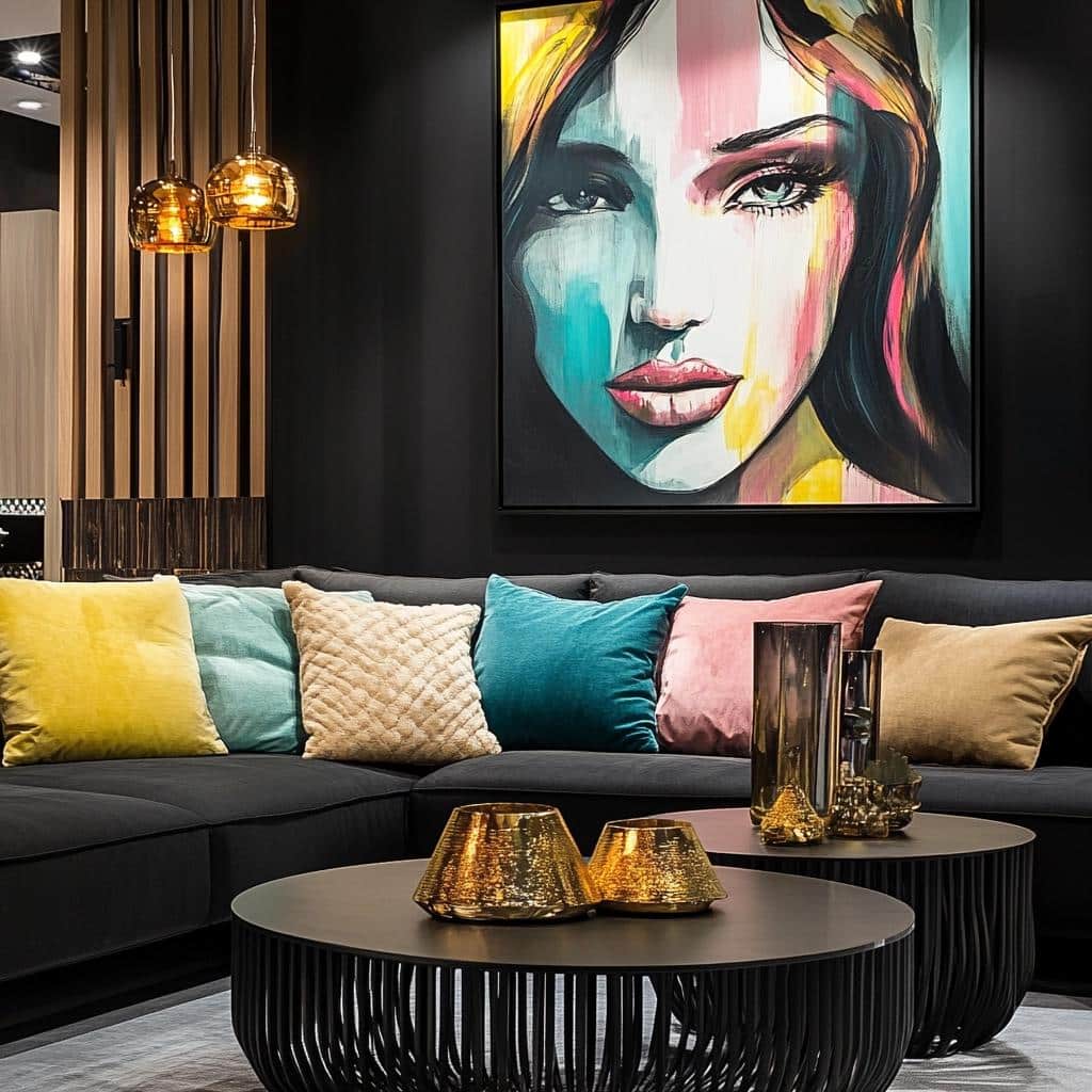 Cores que combinam com preto na decoração 1 Cores que combinam com preto na decoração