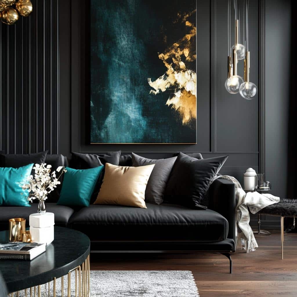 Cores que combinam com preto na decoração 6 Cores que combinam com preto na decoração