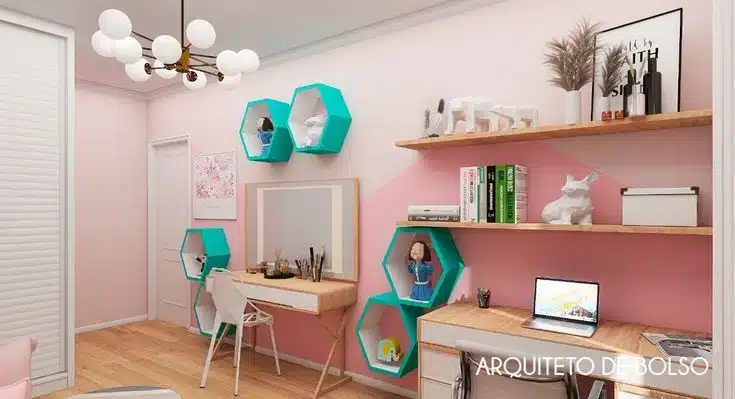 Decoração para o signo de Libra: Inspire-se e transforme seu espaço 3 Decoração signo de libra, quarto com nichos