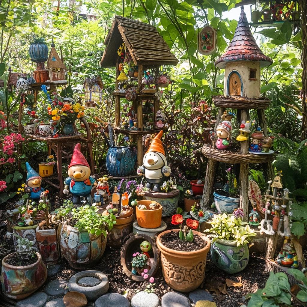 Transforme seu Jardim: Ideias de Enfeites que Vão Encantar Seu Espaço! 2 90 Ideias de Enfeites para Jardim para Um Ambiente Encantador