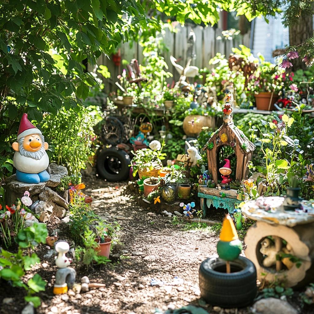 Transforme seu Jardim: Ideias de Enfeites que Vão Encantar Seu Espaço! 6 90 Ideias de Enfeites para Jardim para Um Ambiente Encantador