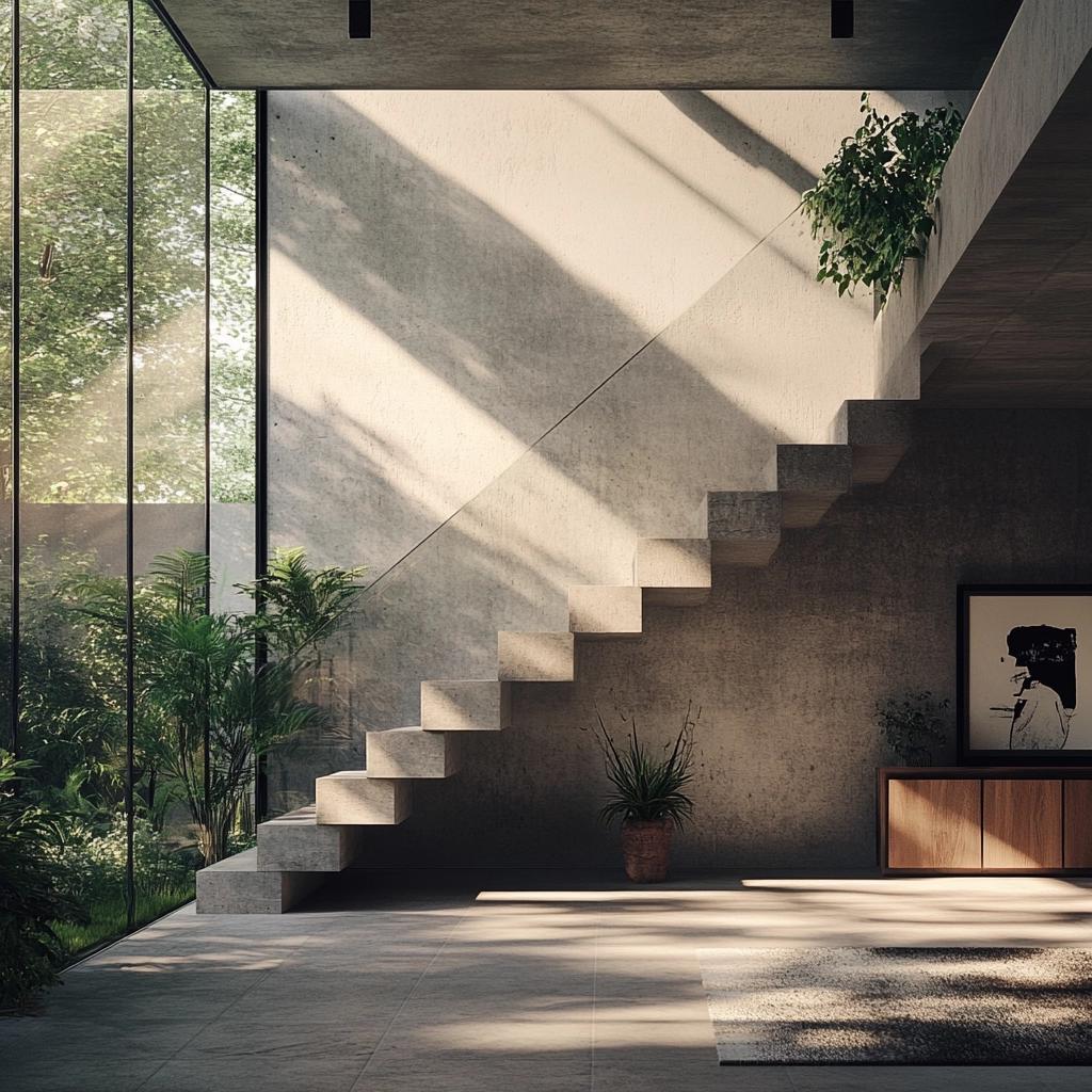 ESCADA DE CONCRETO: 40 IDEIAS PARA COMPROVAR A BELEZA DESTE MATERIAL