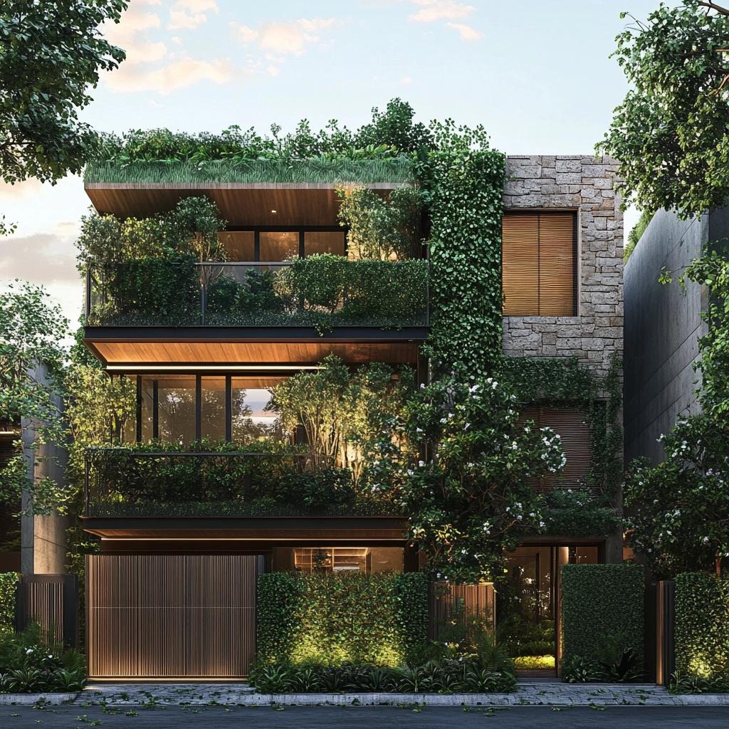 Fachadas de Casas com Jardins: Beleza e Sustentabilidade 4 Fachadas de Casas com Jardins: Beleza e Sustentabilidade