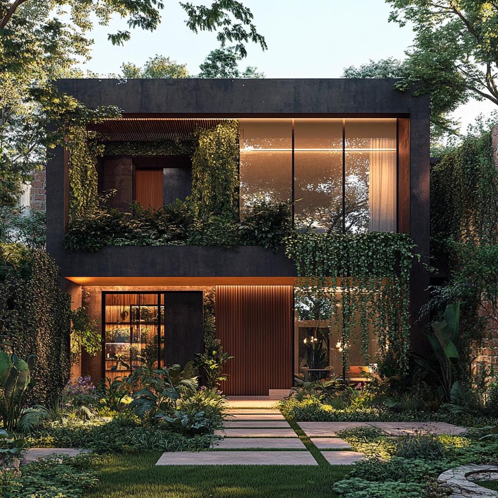 Fachadas de Casas com Jardins: Beleza e Sustentabilidade 3 Fachadas de Casas com Jardins: Beleza e Sustentabilidade