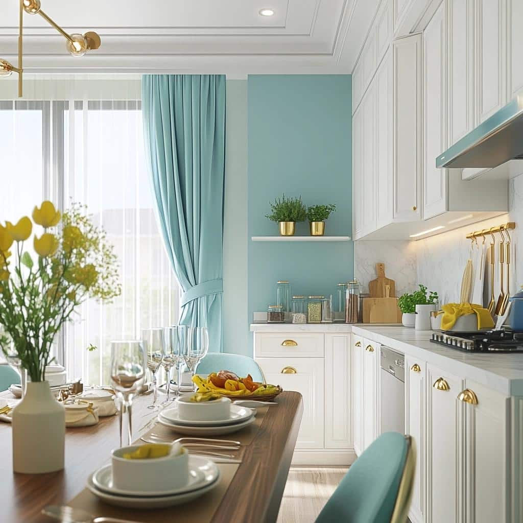 Ideias de Cor para Cozinha: Como Combinar Revestimentos e Móveis 10 6 Ideias de Cor para Cozinha: Como Combinar Revestimentos e Móveis