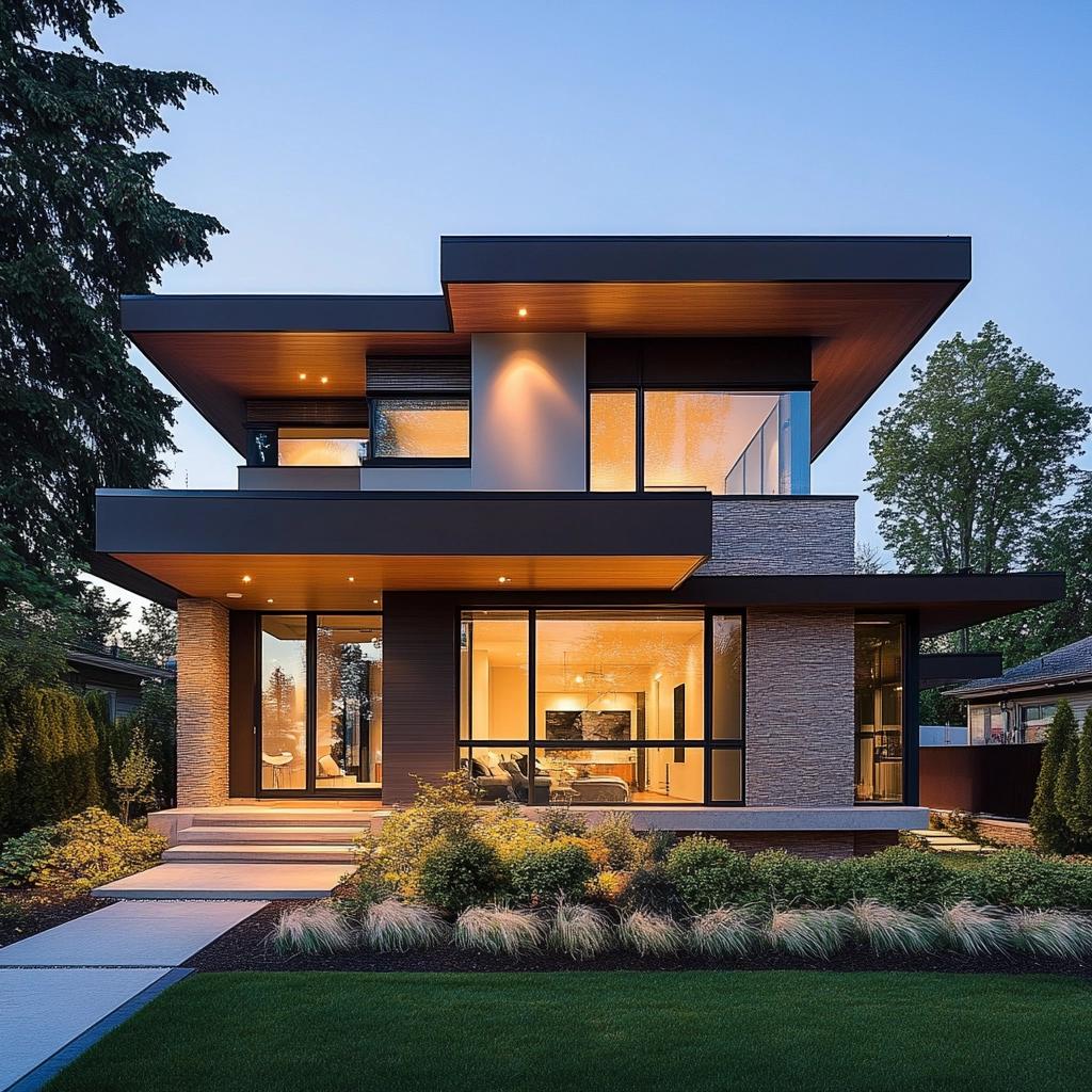 10 Ideias Inspiradoras de Fachadas Modernas para Sua Casa 1 10 Ideias Inspiradoras de Fachadas Modernas para Sua Casa