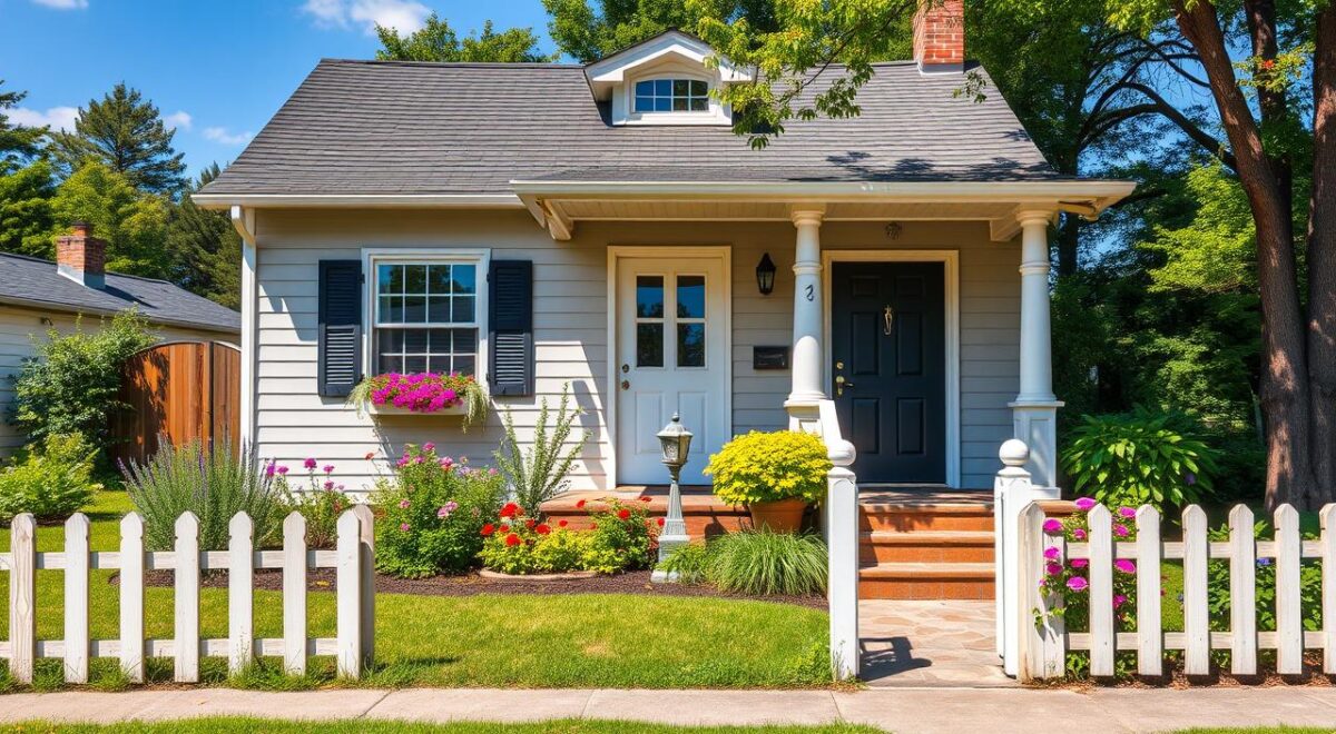 Ideias para a frente de casas simples e charmosas