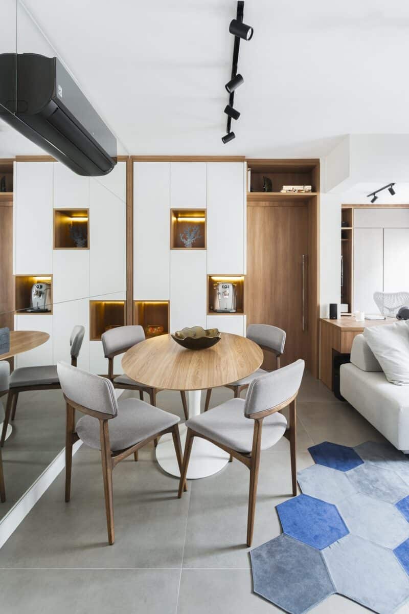 Porcelanato cimento queimado: dê um toque urbano à decoração 10. 10 Porcelanato cimento queimado pode ser usado em diferentes ambientes (Projeto: Rico Mendonça)