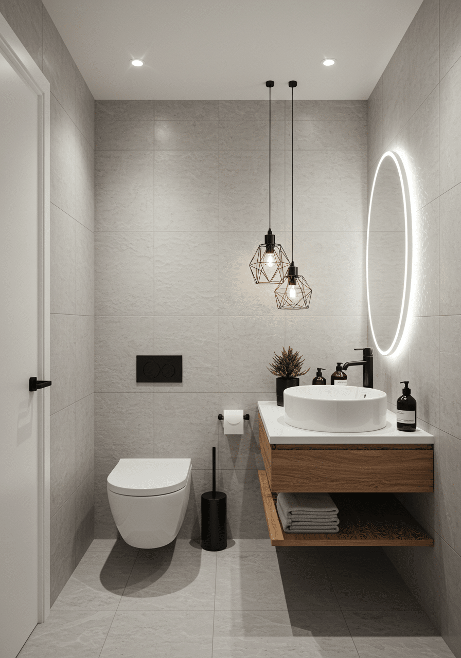 Transformando o Lavabo em um Espaço Clean e Elegante.(sugestão) Transformando o Lavabo em um Espaço Clean e Elegante.(sugestão)