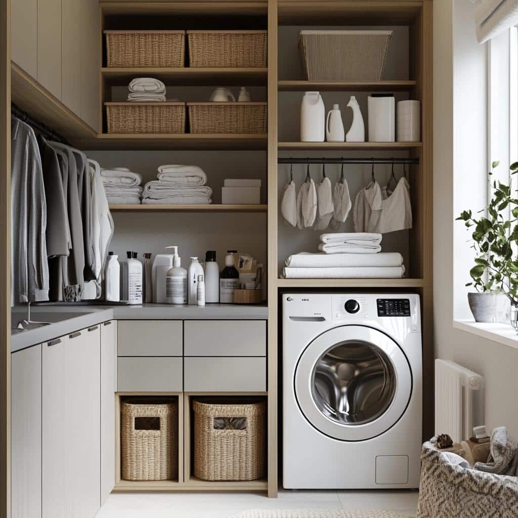 Decoração de Lavanderias Pequenas: Dicas para um Ambiente Funcional 6 Decoração de Lavanderias Pequenas: Dicas para um Ambiente Funcional