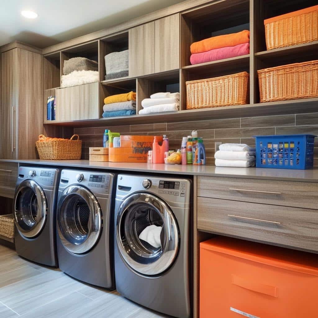 Transforme sua Lavanderia: Ideias Incríveis para Organizar Seu Espaço com Estilo! 4 Lavanderias Planejadas: 60 Ideias para Organizar Seu Espaço