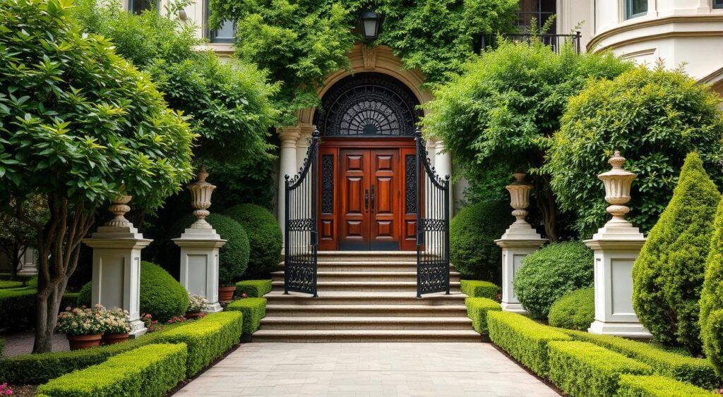 Ideias de Entrada de Casas com Jardim Simples 11 Modelos de entradas de casas com jardim.