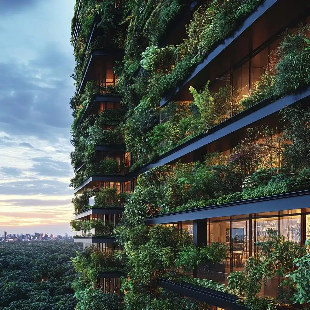 5 Modelos de Fachadas Modernas com Jardins Verticais 4 5 Modelos de Fachadas Modernas com Jardins Verticais