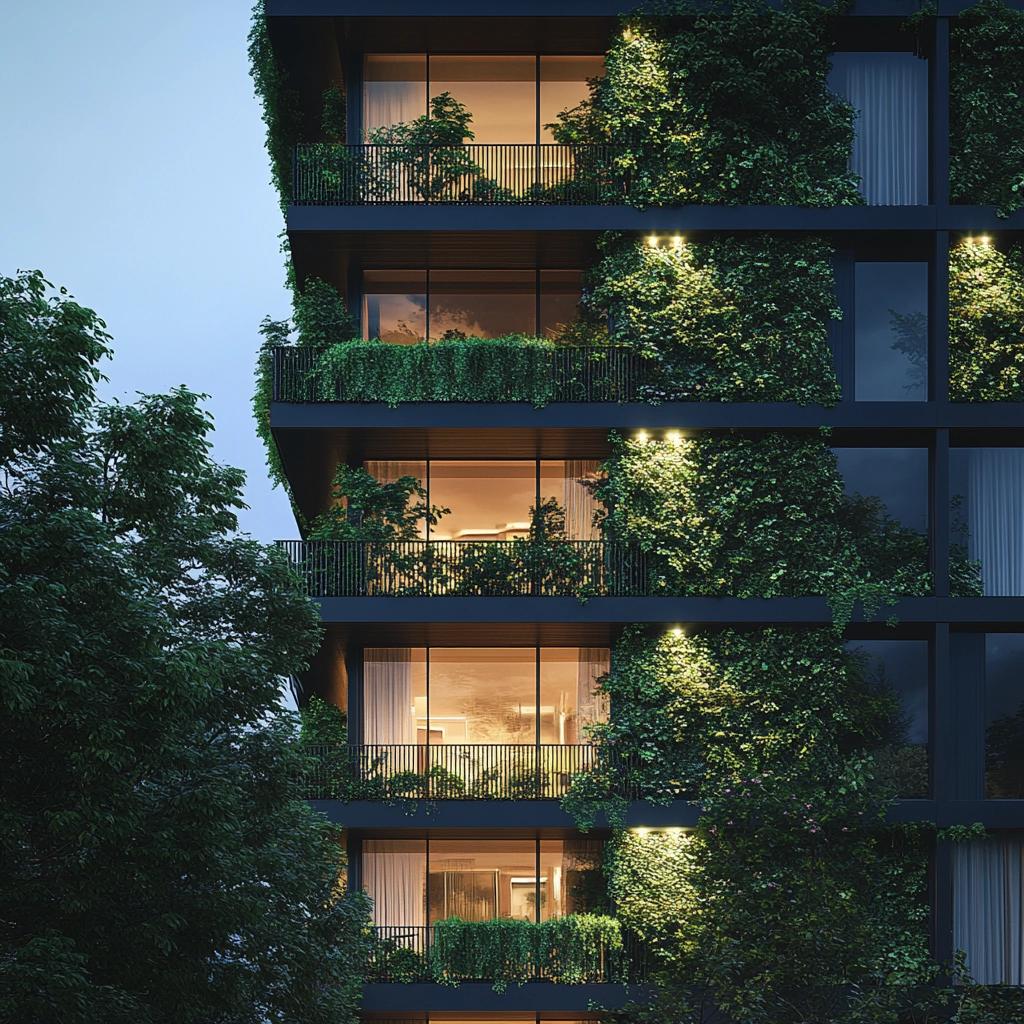 5 Modelos de Fachadas Modernas com Jardins Verticais 1 5 Modelos de Fachadas Modernas com Jardins Verticais