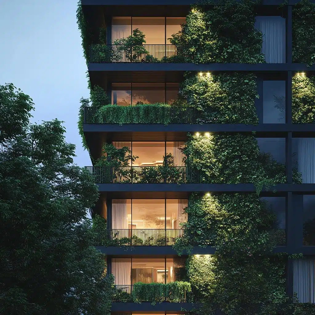 5 Modelos de Fachadas Modernas com Jardins Verticais 1 5 Modelos de Fachadas Modernas com Jardins Verticais